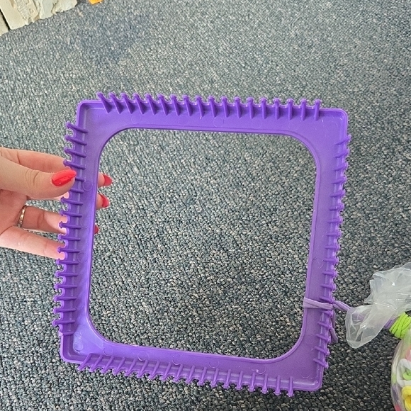 Colorful Loom Kit with Purple Frame - Picture 2 of 2